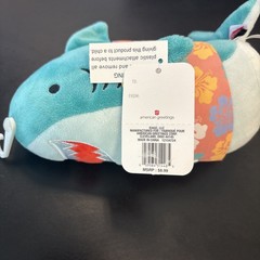 American Greetings Dapper Gentleman Shark Plush NWT