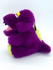 Purple Dinosaur Dragon Monster 5″ Plush Nadel and Sons Vintage 1990s