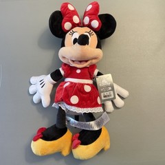 Disney Junior Mickey Mouse Large Plush Minnie Mouse Red Polka Dot NWT 20”