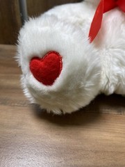 Noah’s Ark Animal Workshop Whit Bear Heart Rainbow Star Foot W Tags Red Bow 12”