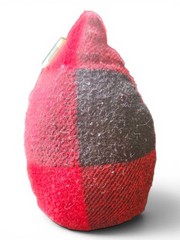 Peeps – Red Black Buffalo Check Plaid Plush