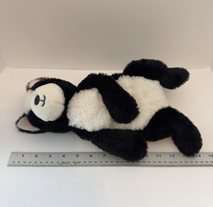 Hobby Lobby Weighted 2lb Boston Terrier Plush Stuffed Animal Black & White