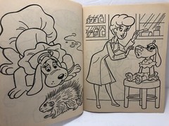 1986 – Pound Puppies – Trace & Color Book