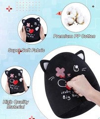 Get Well Soon Cat Plush – Black Cat Stuffed Animals Plushies Black Cat+Love