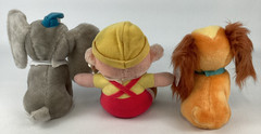 Disney Film Classics Dumbo Lady Pinocchio Vintage 7″ Plush Stuffed Bundle w TAGS