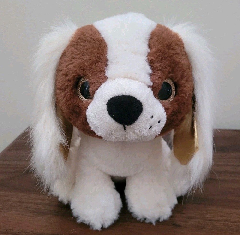 Ganz Webkinz Next Spaniel Puppy Dog Soft Brown Cream WK00010 9″ Plush No Codes