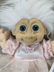 VIntage Troll Twinkles Plush 90s Russ Stuffed Animal 14″ Doll Ballerina Pink Y2K