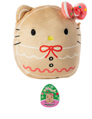 Hello Kitty Squishmallows Sanrio Gingerbread Cat Holiday Christmas 2023 Plush