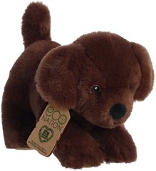 Aurora – Small Brown Eco Nation – 8.5″ Chocolate Lab – Stuffed Animal