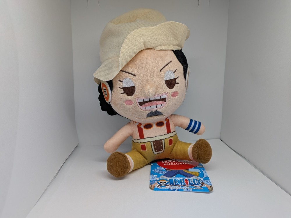 One Piece Standard Plush Usopp Sitting Style Round1 Exclusive 7 Inch