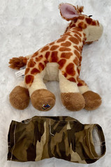 Classic Webkinz GIRAFFE GANZ 11″ Plush Stuffed Animal NO CODE HM403