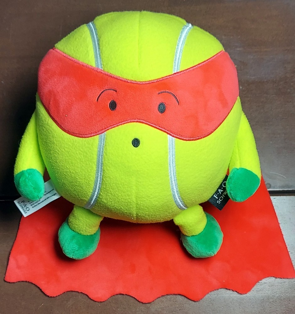 FAO Schwarz Heroes of the Game 9 Inch Diameter Tennis Plush NWT! (G1)