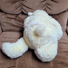 Rare Mary Meyer Plush Creamie Creamy White 17″ Volvo Beanie Teddy Bear 52461