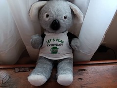 Vintage 1988 Pennsylvania Lottery 15” Tall Plush Bear Stuffed Animal USA Made