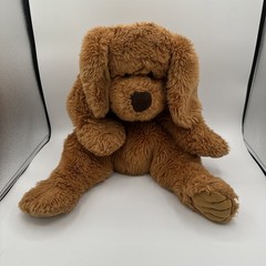 Commonwealth Cuddle Zone Dog Plush Stuffed Animal Soft Floppy 28″ Brown 2000
