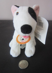 New! 2003 Golden Bear Co. MINI BREED PUPS BULL TERRIER PLUSH Stuffed animal dog