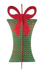 31″ Red and Green 3D Gift Box