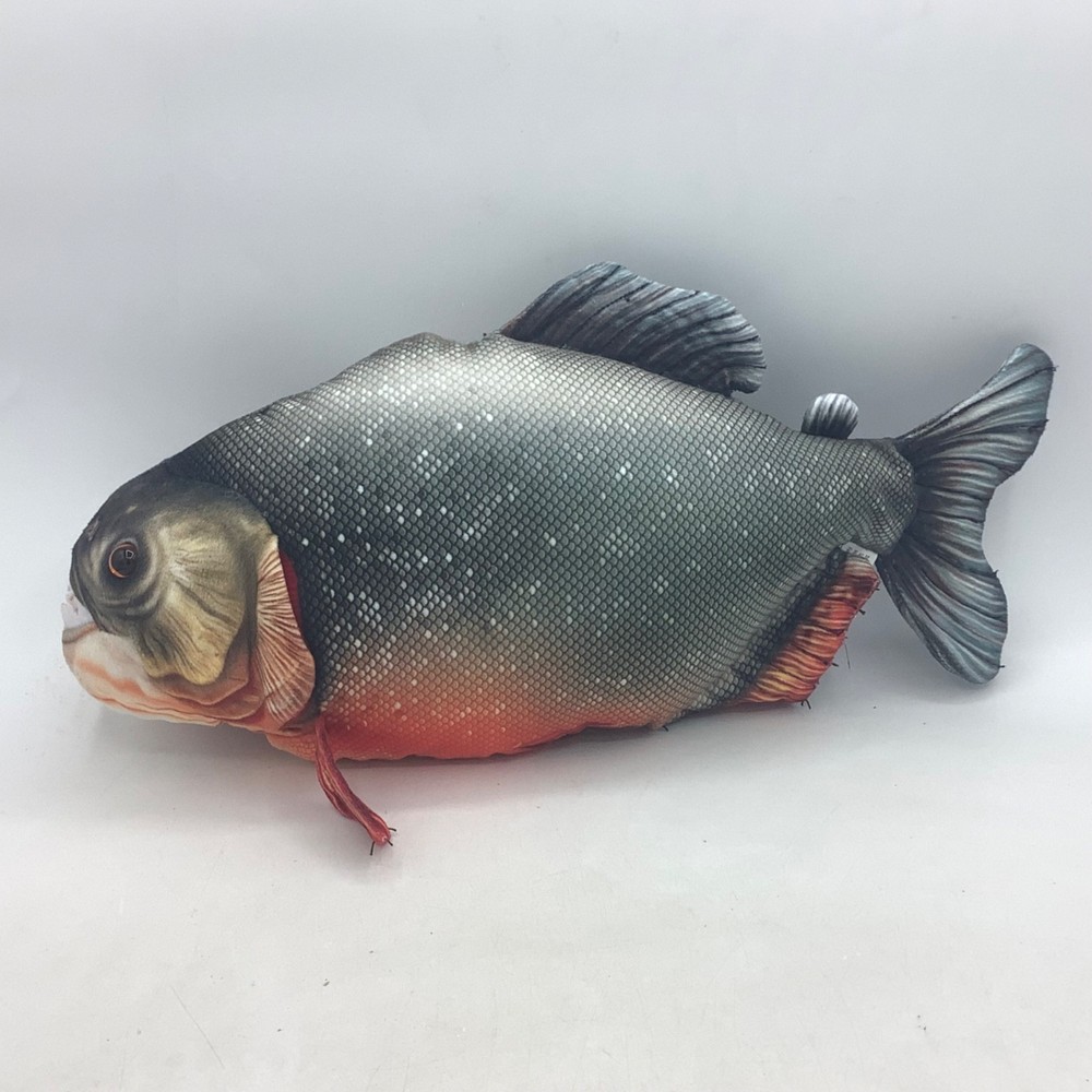 Bass Pro Shops Pirahna Fish Plush 14” Realistic Stuffed Animal