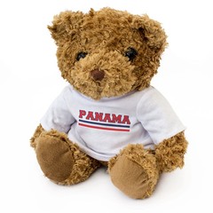 PANAMA FLAG STRIPES – Teddy Bear – Cute Funny – Panamanian Souvenir Gift Present