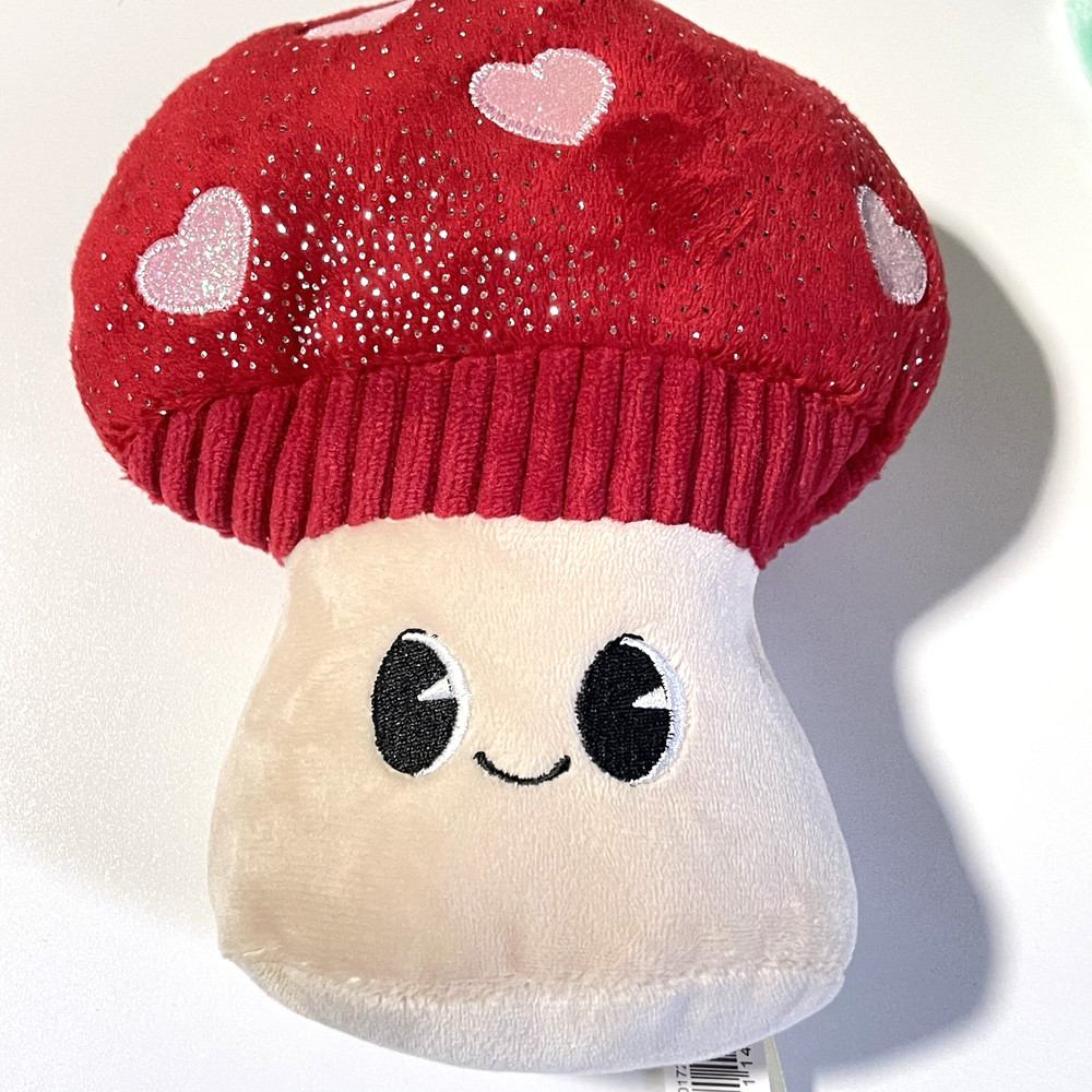 Mushroom Hearts Way To Celebrate Valentine’s MTY 2025 Plush Toy 7″
