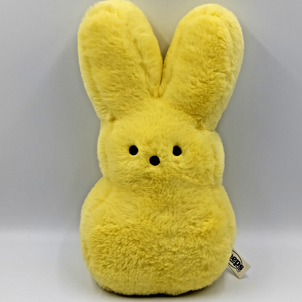 2023 Peeps Yellow Plush Bunny 13″ Heated Microwavable Clay Bead Bag Insert