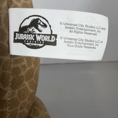 Jurassic World Dominion T-Rex Dinosaur Plush Just Play Small Brown Soft Toy