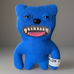 Rare Fuggler Sir Belch Blue Felt 10” Plush Doll Funny Ugly Monster Spin Master