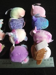 Lot of 14 Squishville Micromallow 2 inch Plush Kelly Toys well loved used toys