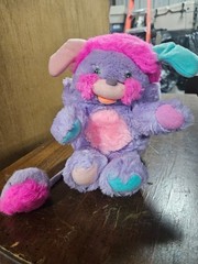 Popples Pretty Bit 6″ Pink Purple Popple Plush Vintage 1986 American Greetings