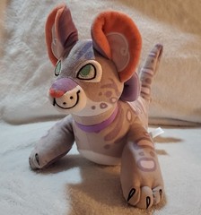 Purrmaids Plush Purple Gray Cat Snow Bengal-Leopard Shark Toy STUFFED ANIMAL!