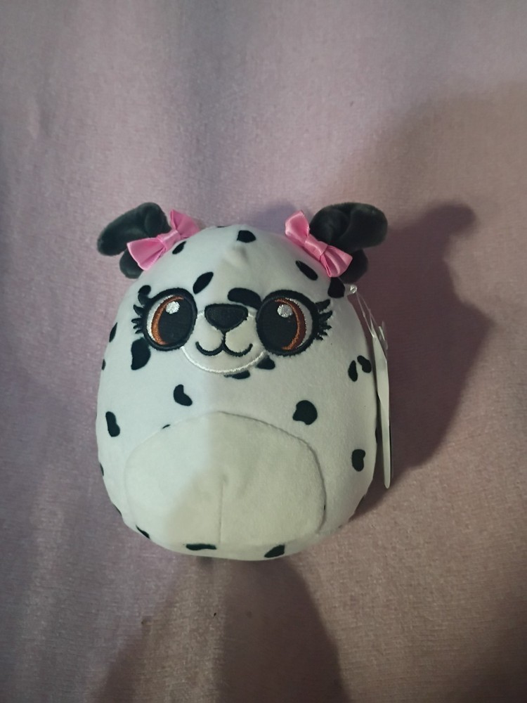Squishmallows Dixie The Dalmatian Dog Plush 5″ Kellytoys Claire’s Exclusive EUC