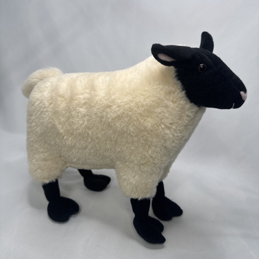 Adore 14″ Standing Marshmallow The Suffolk Sheep Plush Stuffed Animal Toy