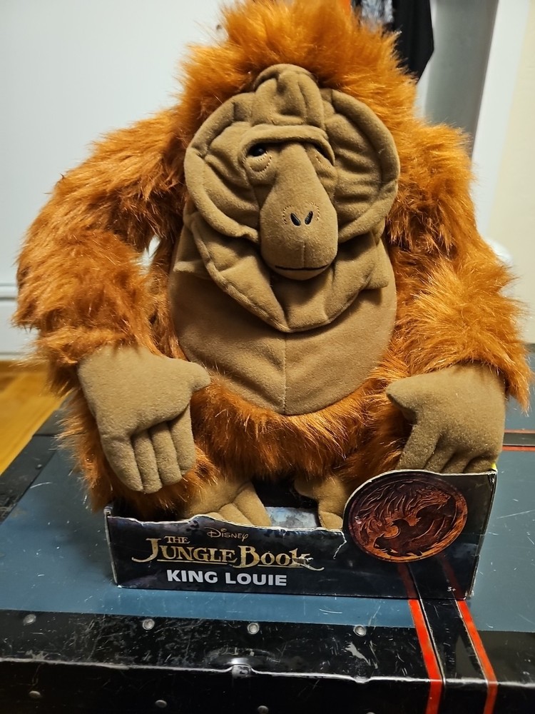 Disney’s The Jungle Book King Louie Orangutan Plush 13″ Stuffed Just Play NIB