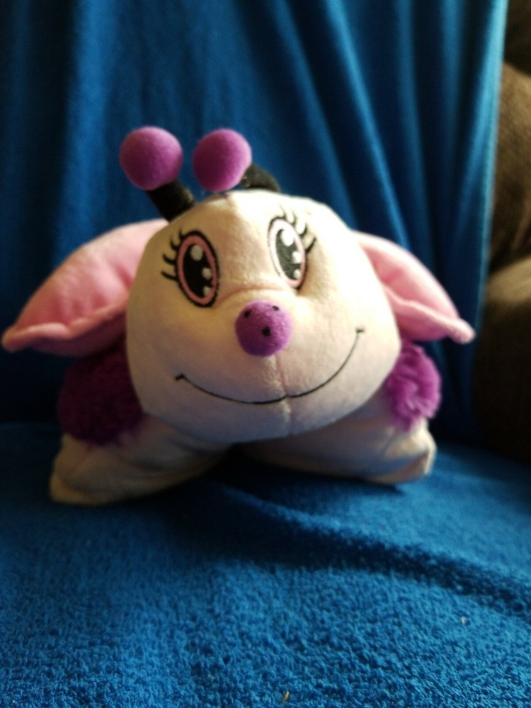 New With Tag Pillow Pets PeeWees Fluttery Butterfly 11 Inch Pillow