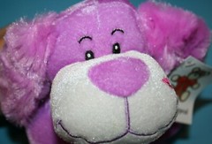 Mardi Gras Plush Appeal Purple Dog 10″ Kiss Me Valentine Soft Toy Stuffed Animal