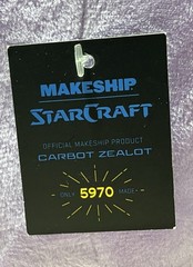 Blizzard StarCraft Makeship Carbot Marine Patch & Zealot Plushies 3532/5970 Lot