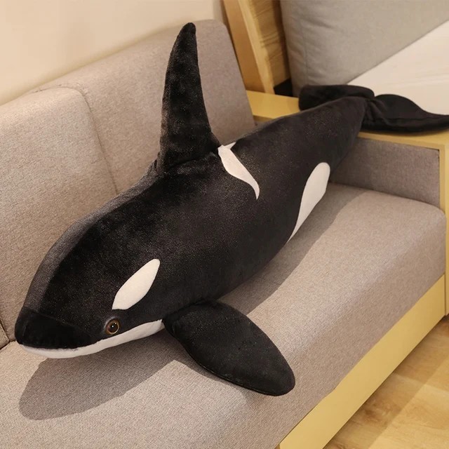 Orca Killer Whale Plush Toy 19″ Stuffed Animal Toddler Doll Gift for Kids