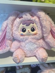 Samuel 500% San Xiao Mao Plush Blind Box – Fluffy Pink Bunny Rabbit NO BOX