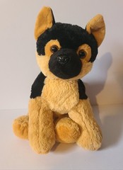 Teddy Mountain German Shepherd Puppy Dog Plush 10” Sitting
