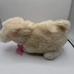 Walgreens Plush Bunny Rabbit 11” Cream Pink Bow Easter Cottage Cute Soft