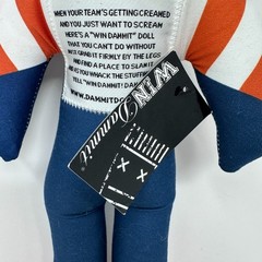 Win Dammit Doll Plush Stuffed Toy Blue Red White Stress Relief Gift 13″