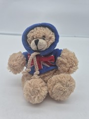 Union Jack Plush Teddy Bear 6 Inch In Hoodie Top United Kingdom UK