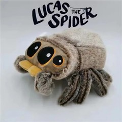 20cm Lucas The Spider Plush Stuffed toy Jumping Spider Super Soft Toy