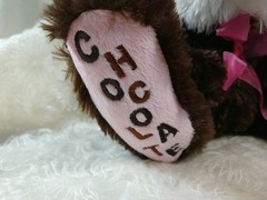 Vtg DANN DEE Collectr’s Choice Pink Brown 16″ CHOCOLATE BUNNY Easter Plush 2018
