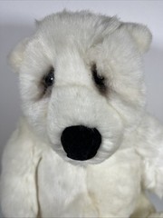 DAKIN PLUSH WHITE FAIRBANKS LOU RANKIN FRIENDS 14″ POLAR BEAR STUFFED ANIMAL COL