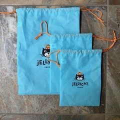 Jellycat Blue Drawstring Pouches Set of 3 Dust Bags