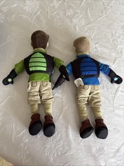 Wild Kratts Chris & Martin Plush Toy Dolls Set Power Suits TV Character 15”