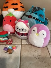 Lot of 10 New & Pre-Owned Squishmallows and Micromallows 2021 thru 2025