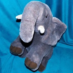 CWC Large Gray African Tusk Elephant Plush GOP Republican Mascot 15 x 23 inches