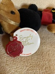 Keel toy Simply Soft Collection Guardsmen Teddy Bear plush England 9” Lot Of 2